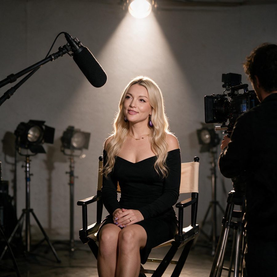 Irina PriMo durante un'intervista
